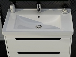 Ceruttispa Тумба с раковиной Мессина 70 подвесная – фотография-3